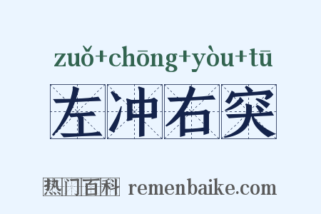 左冲右突是什么意思的图片